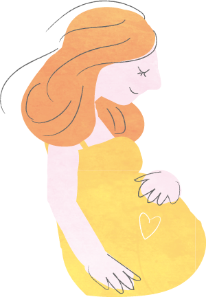 マタニティのイラスト